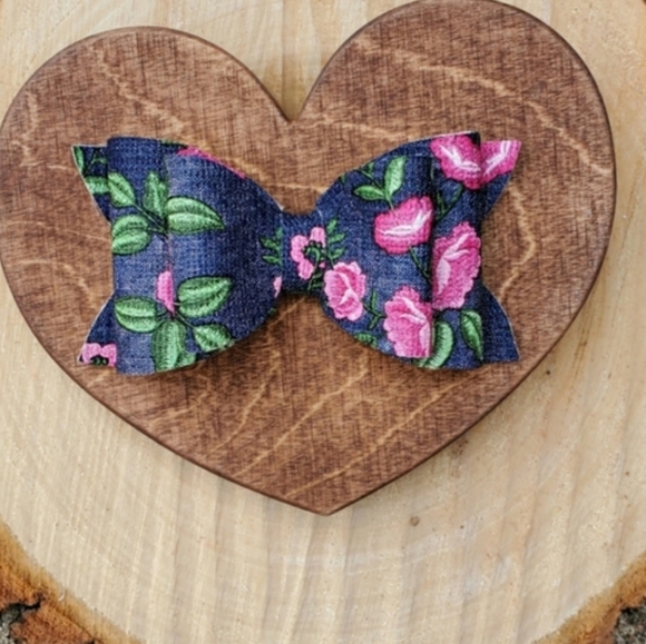 Other - Handmade flower print bow
